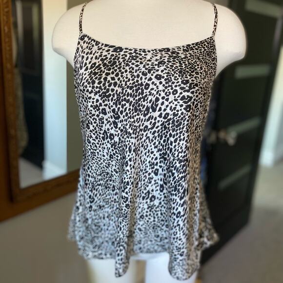 NWT BCBGMaxAzria animal leopard print dressy tank Medium - Picture 4 of 6